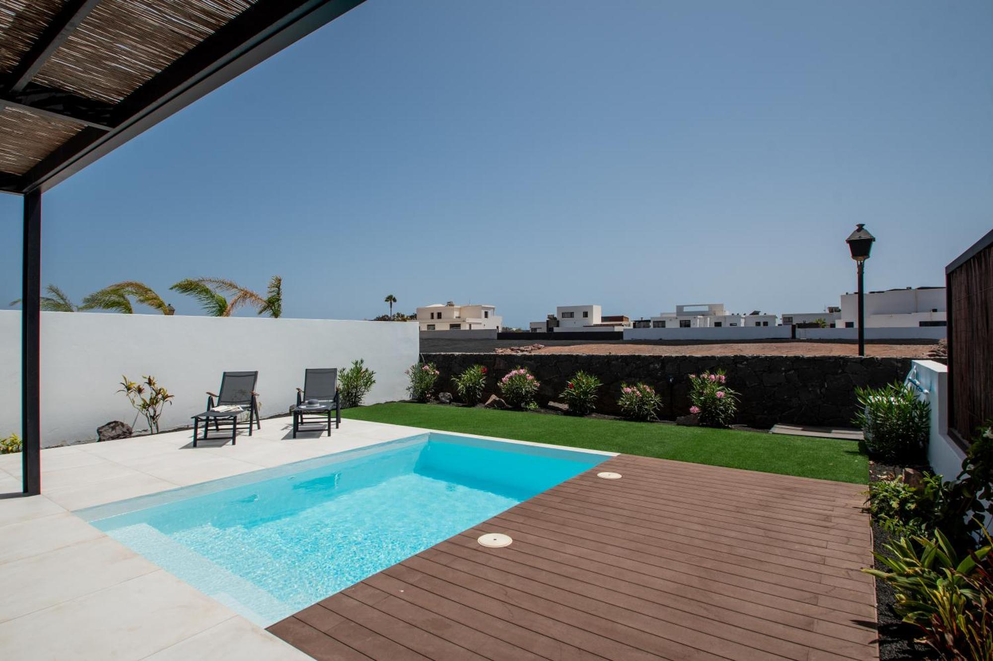 Serena Villa 38 - Heated Pool, Sea Views, Ac, High Speed Internet Playa Blanca  Exterior foto